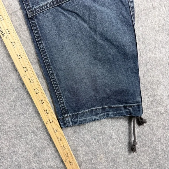 VTG Ralph Lauren Surplus Div Mountain Trousers Mens 32x28 Blue Cargo Pants - Picture 4 of 15